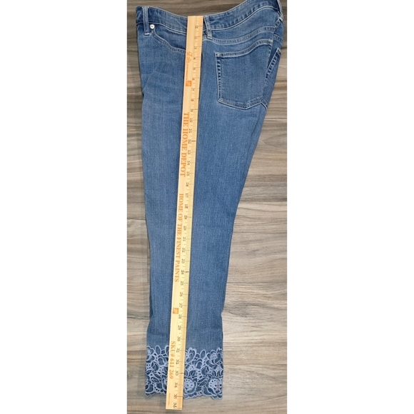Lauren Ralph Lauren Premier Straight Cropped Jeans Size 6 - Picture 4 of 11